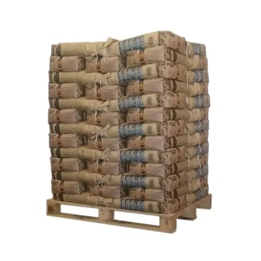 Badger Holzpellets DINplus & ENplus A1 – Premium Nadelholz – Palette 975 kg (65 x 15 kg)