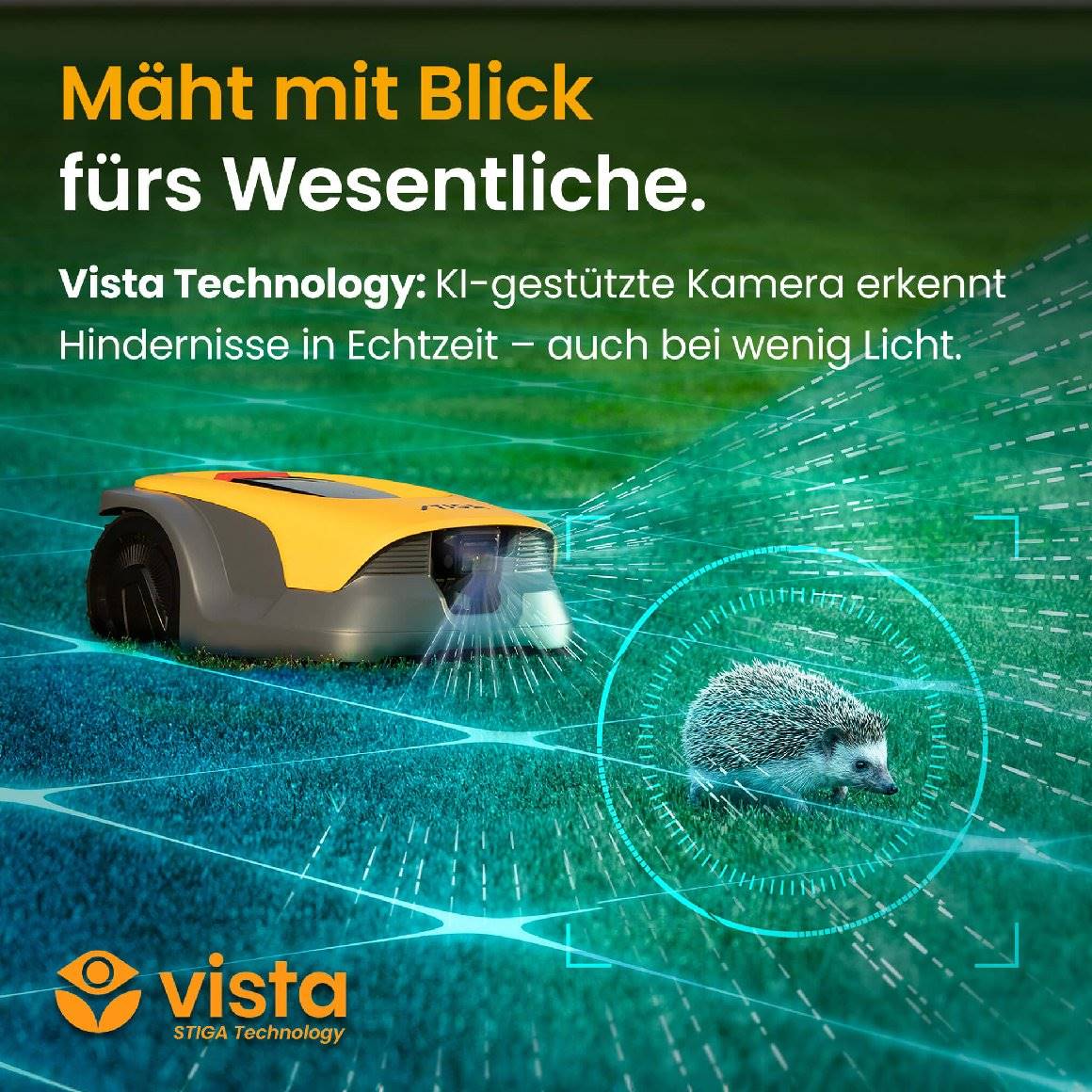 Stiga kabelloser Mähroboter A 15v - mit kostenloser Abdeckung